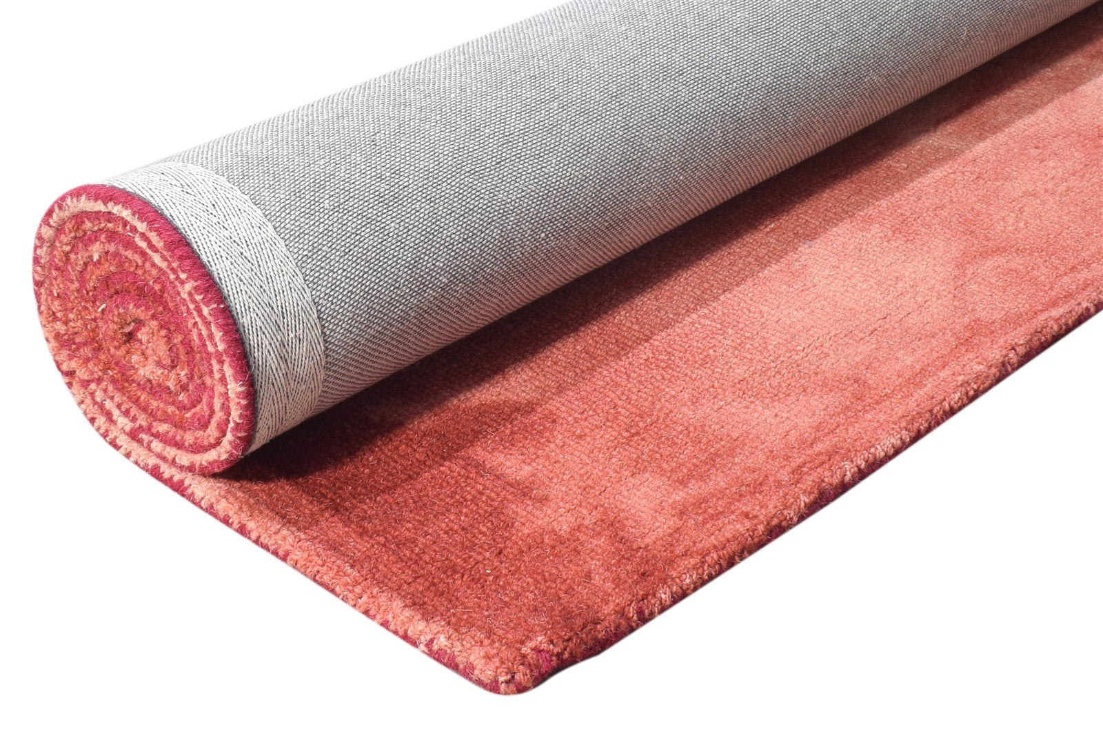 Wool Red Rug 5' X 8' Modern Hand Tufted Shibori Tie Dye Room Size Carpet 7865173278869