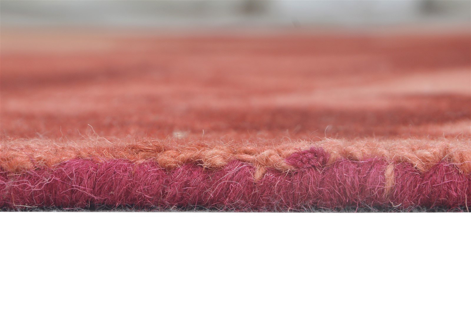 Wool Red Rug 5' X 8' Modern Hand Tufted Shibori Tie Dye Room Size Carpet 7865172295829