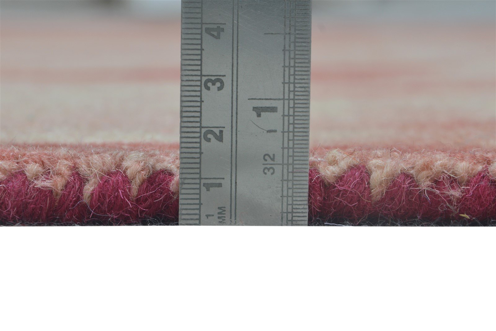 Wool Red Rug 5' X 8' Modern Hand Tufted Shibori Tie Dye Room Size Carpet 7865173541013