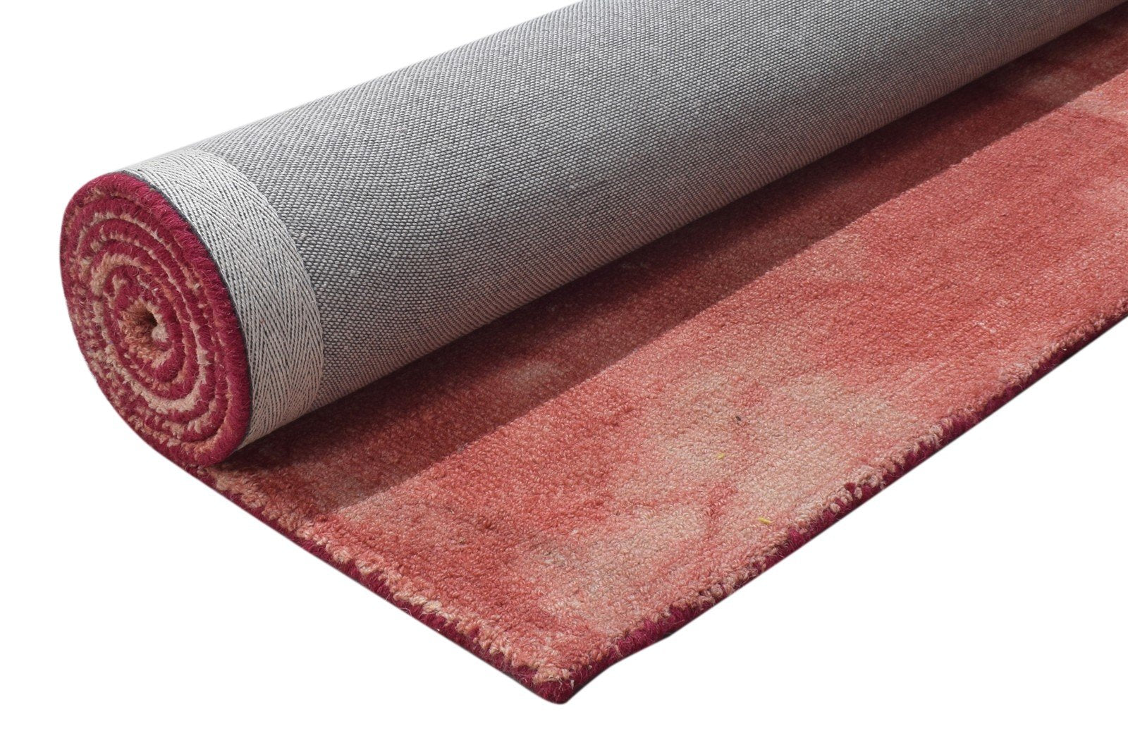 Wool Red Rug 5' X 8' Modern Hand Tufted Shibori Tie Dye Room Size Carpet 7865173541013