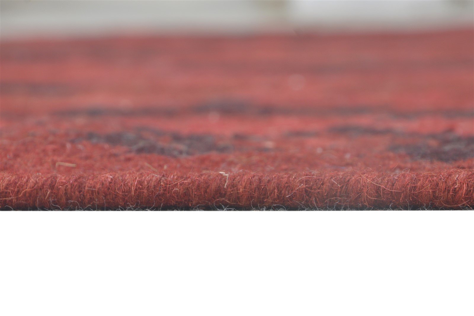 Wool Red Rug 6' X 8' Southwestern Dhurrie American Tribal Room Size Carpet 7865049776277