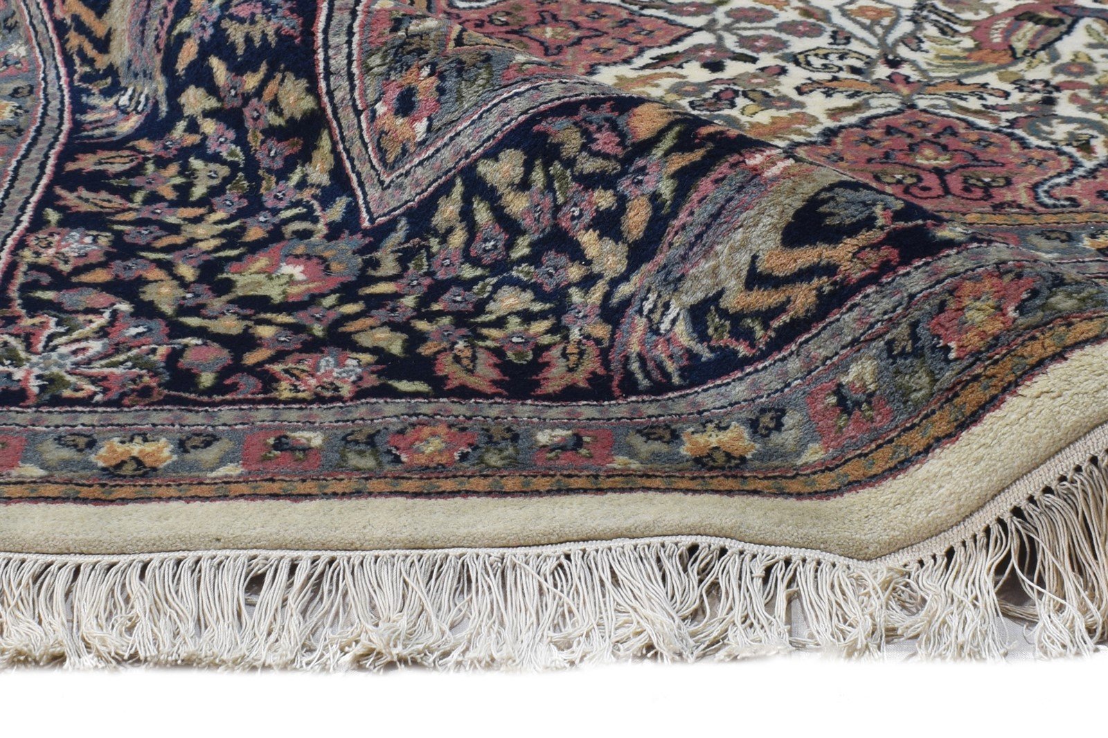 Wool Red Rug 7' X 10' Persian Hand Knotted Kashan Oriental Large Carpet 7864658526357