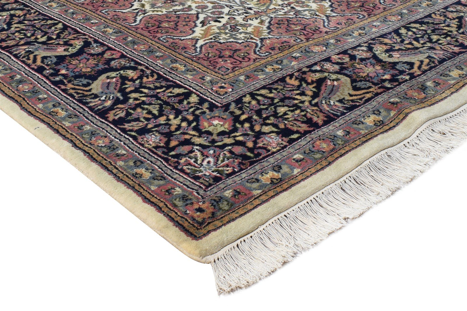 Wool Red Rug 7' X 10' Persian Hand Knotted Kashan Oriental Large Carpet 7864658526357