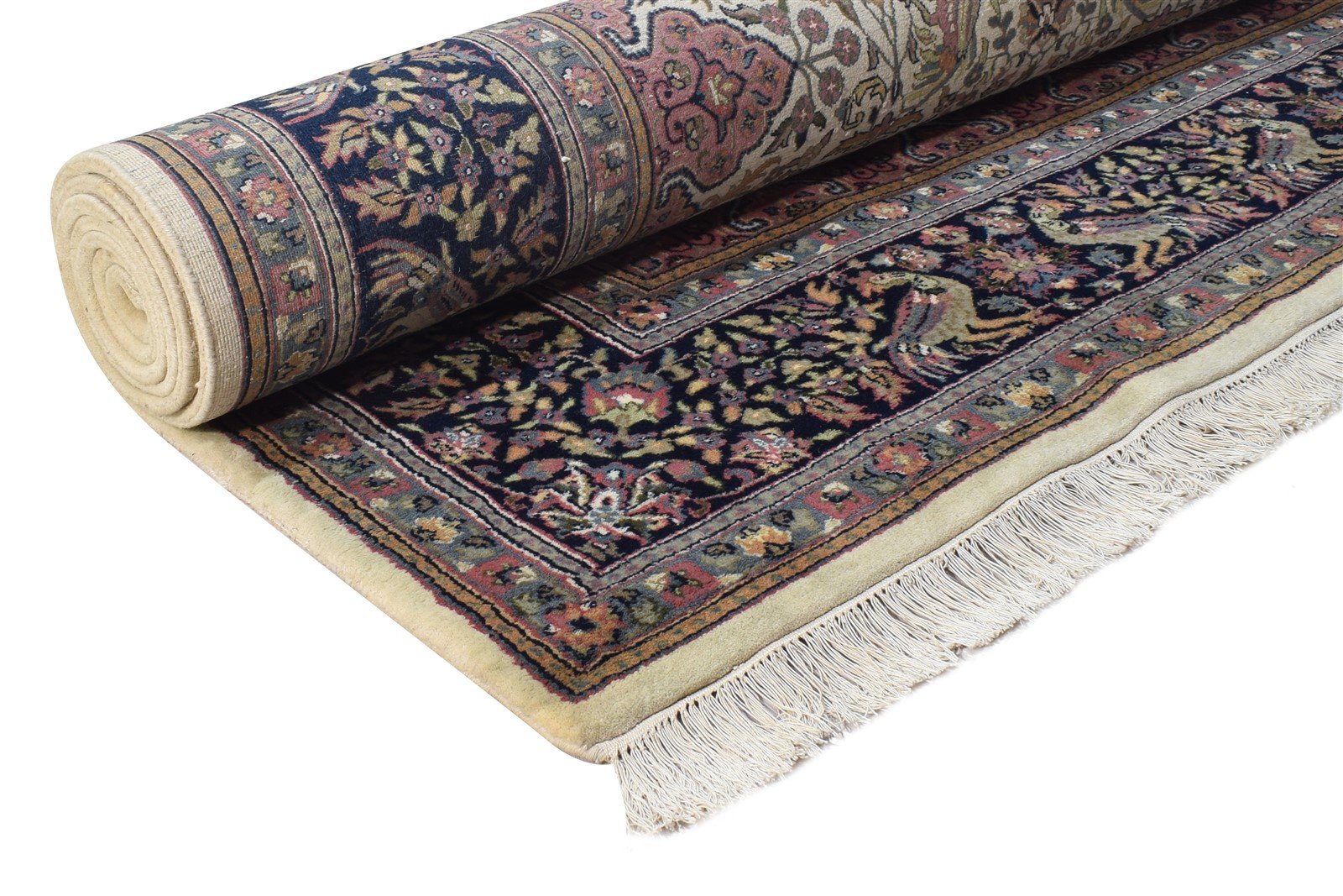 Wool Red Rug 7' X 10' Persian Hand Knotted Kashan Oriental Large Carpet 7864658526357