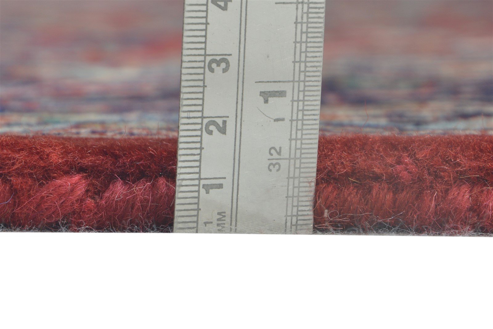 Mollie Wool Red Rug 8' X 11' Persian Hand Knotted Kashan Oriental 7864628805781
