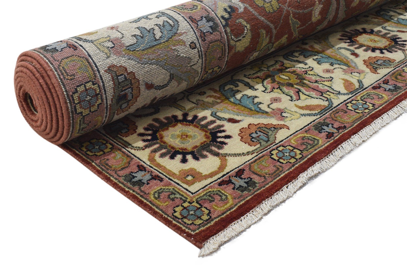 Wool Red Rug 9' X 12' Persian Hand Knotted Kashan Oriental Large Carpet 7864194597013