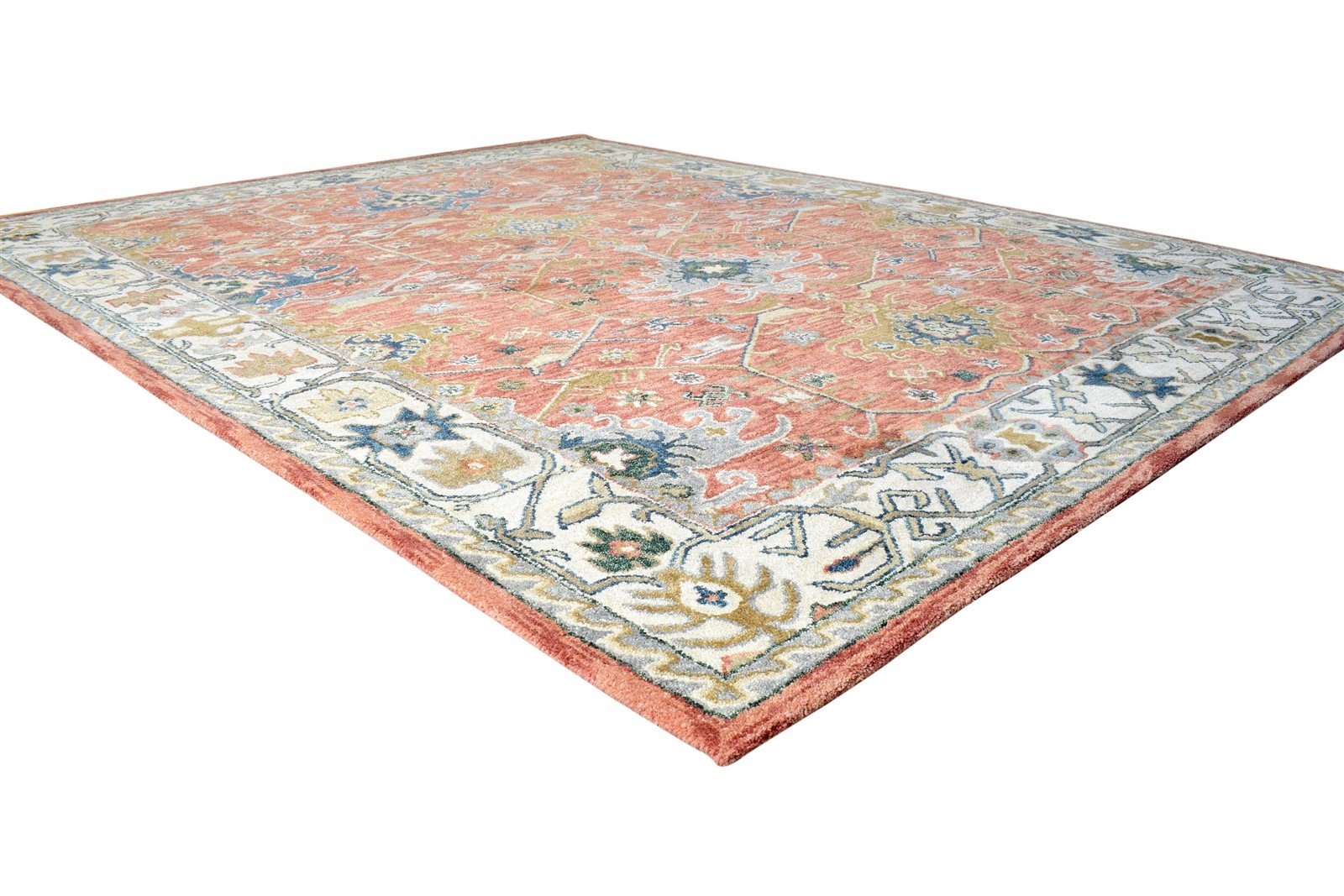 Wool Rug Handmade Persian Area Rug Runner Oushak Channing Red Rug   8623913599125