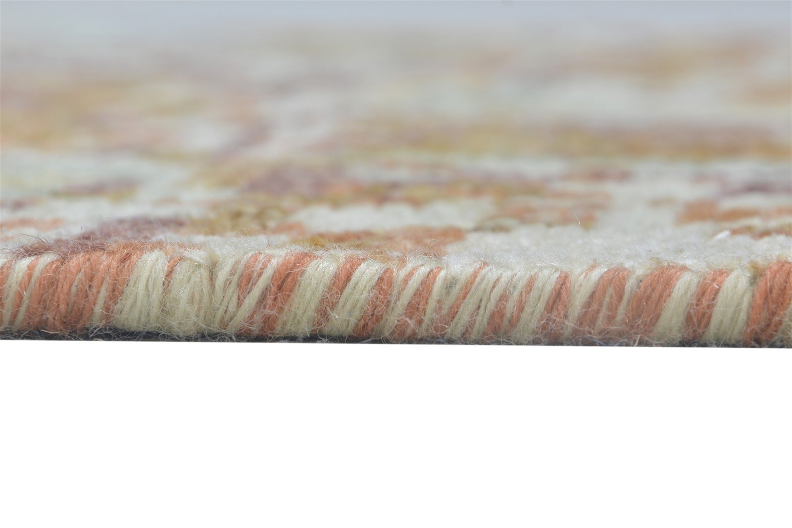 Wool Rust Rug 2'6 X 10' Modern Hand Knotted Bohemian Abstract Small Runner 7864315379861