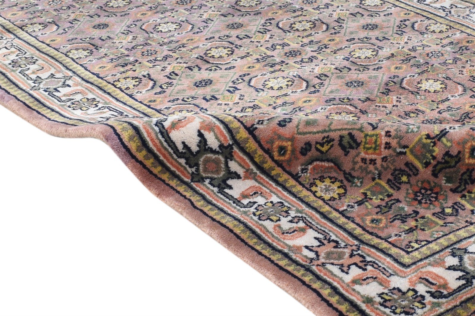 Wool Rust Rug 2'6 X 5' Persian Hand Knotted Bijar Oriental Small Carpet 7864679661717
