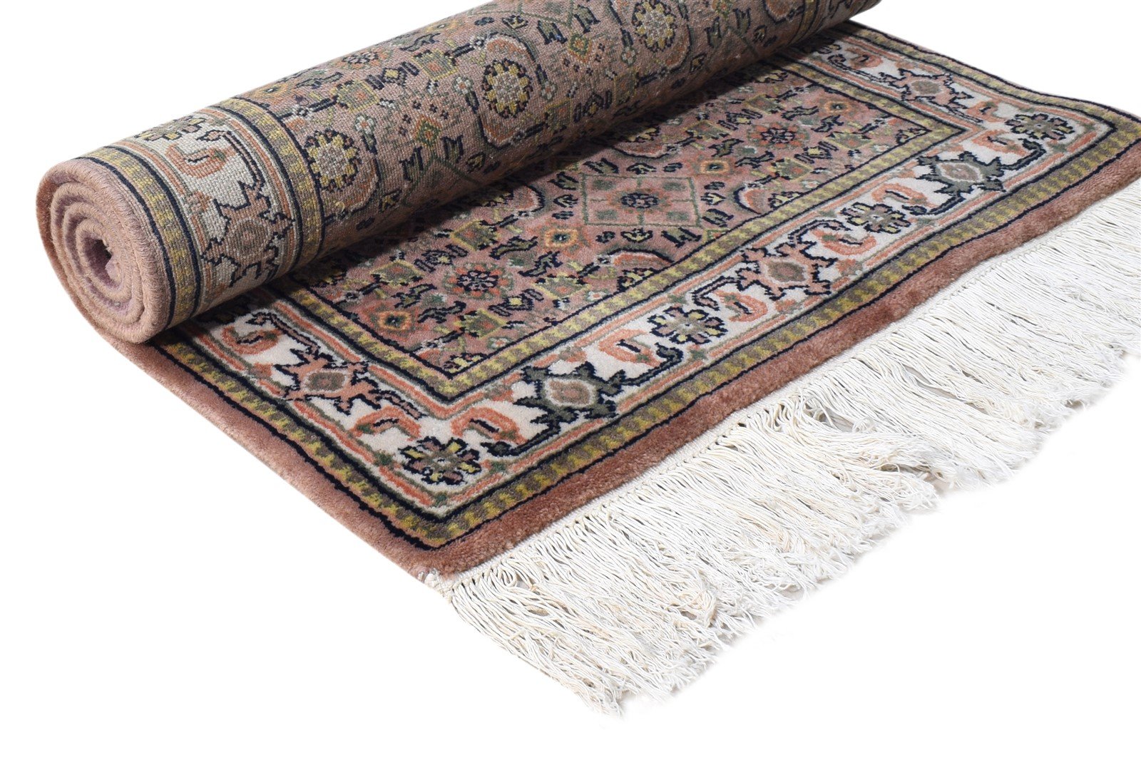 Wool Rust Rug 2'6 X 5' Persian Hand Knotted Bijar Oriental Small Carpet 7864679661717