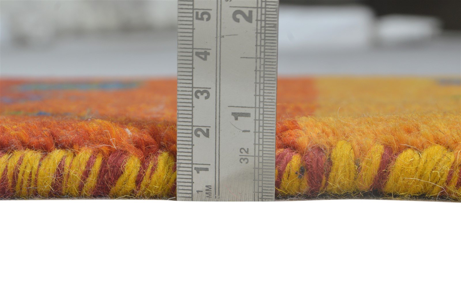 Wool Rust Rug 2' X 2' Southwestern Hand Knotted Gabbeh Tribal Small Carpet 7865102106773