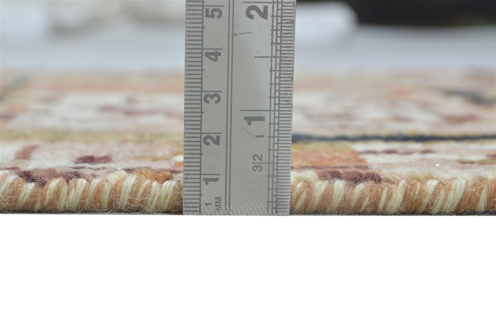 Wool Rust Rug 3' X 10' Modern Hand Knotted Indian Abstract Small Runner 7864144527509