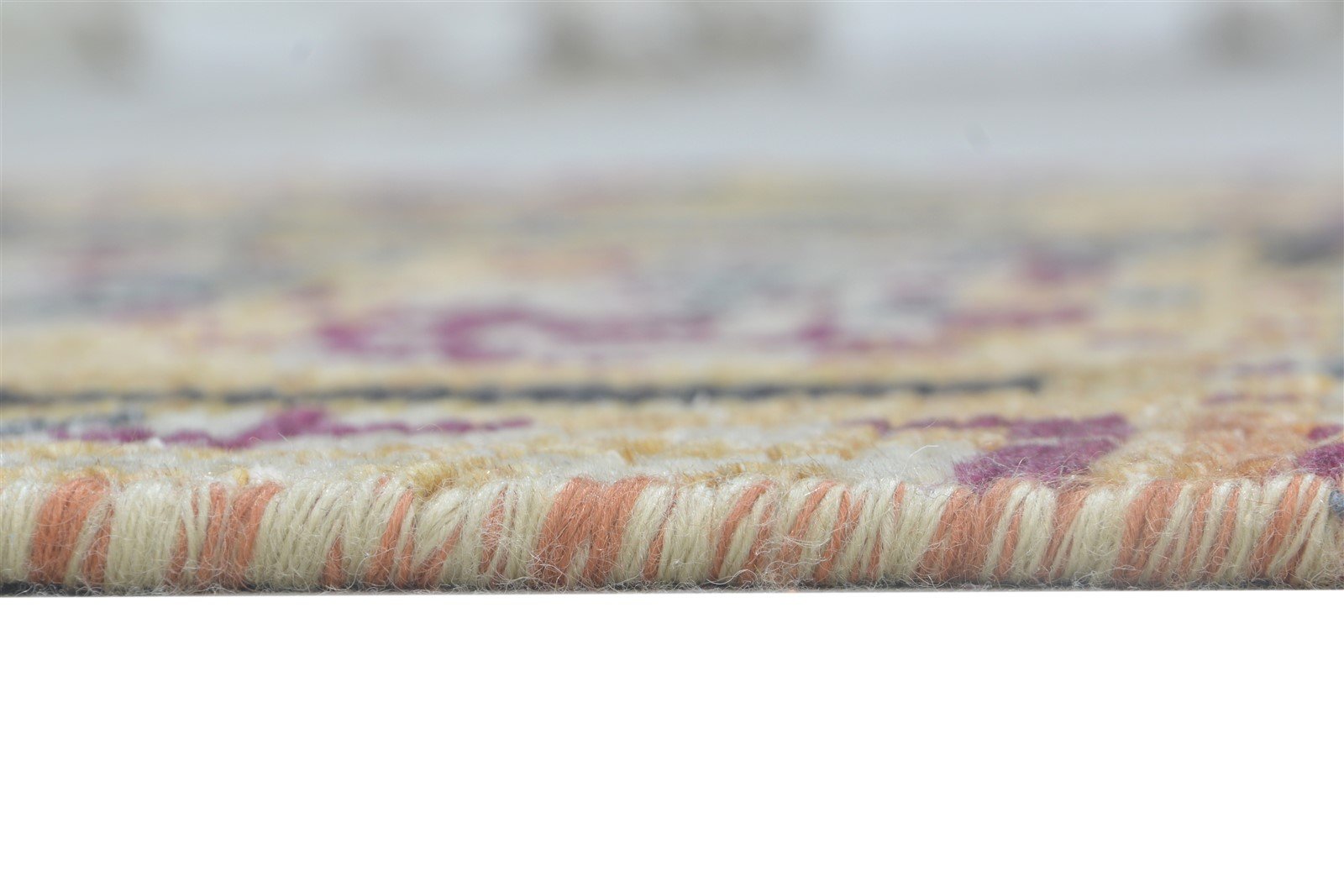 Wool Rust Rug 3' X 10' Modern Hand Knotted Indian Abstract Small Runner 7864828166293