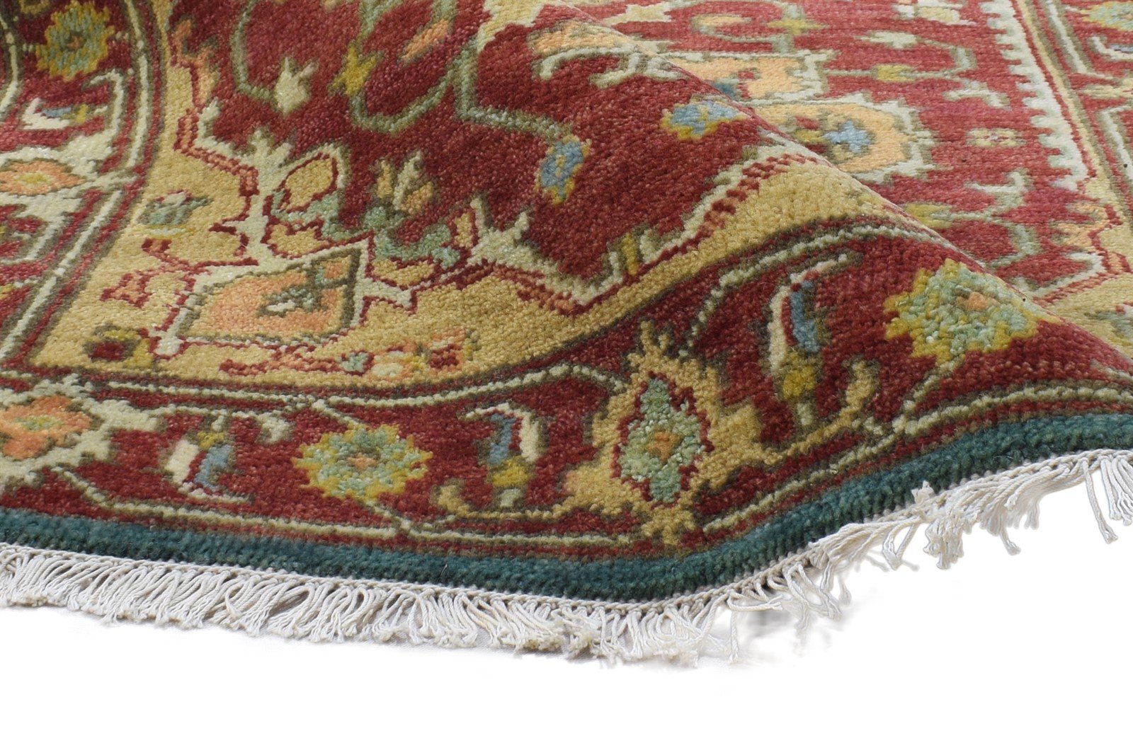 Wool Rust Rug 3' X 12' Persian Hand Knotted Kazak Oriental Small Runner 7864997478549