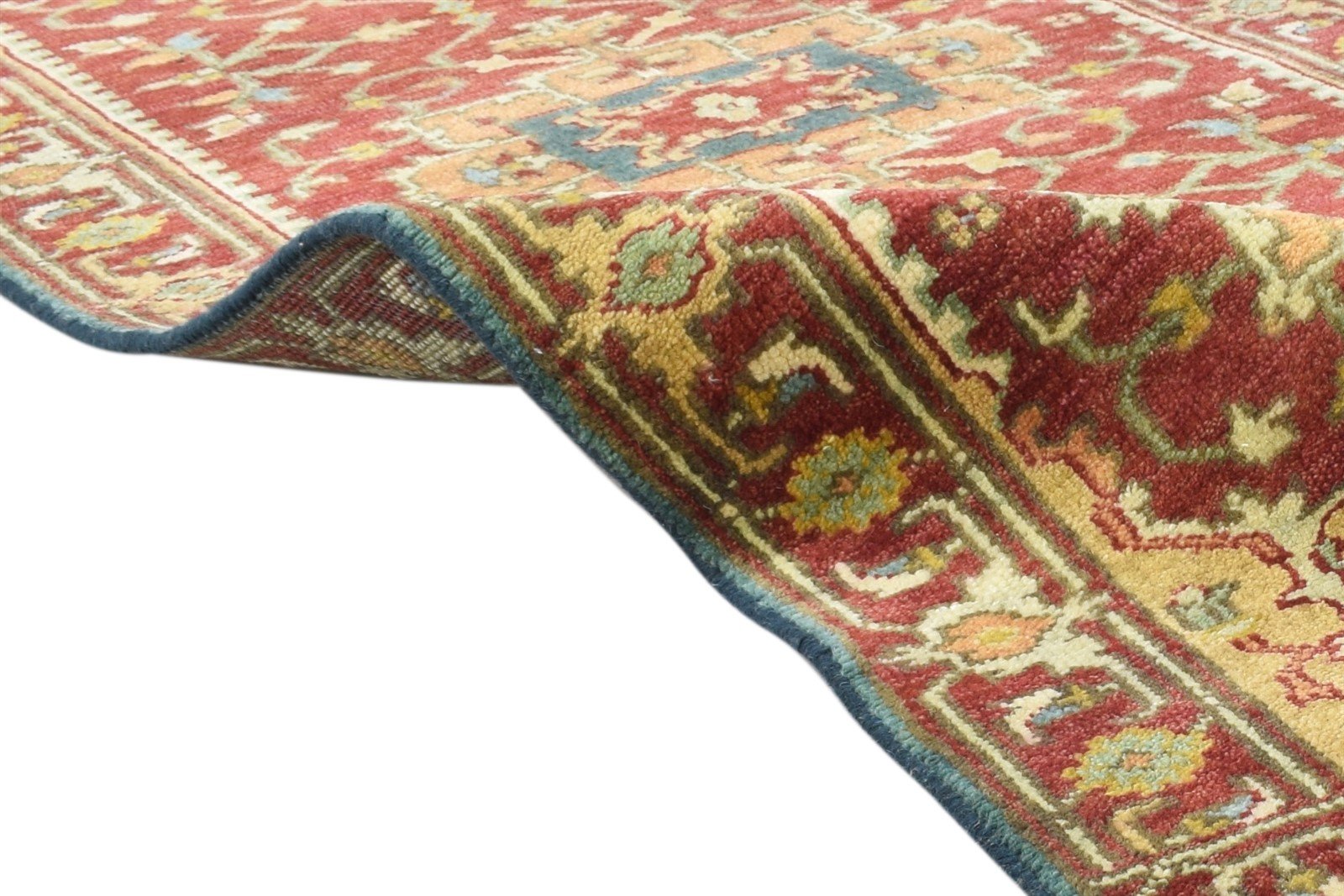 Wool Rust Rug 3' X 12' Persian Hand Knotted Kazak Oriental Small Runner 7864997478549