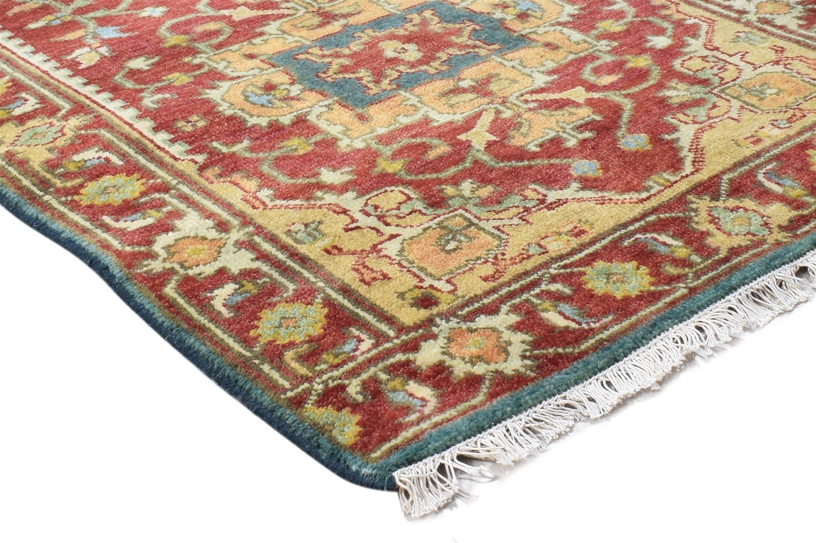 Wool Rust Rug 3' X 12' Persian Hand Knotted Kazak Oriental Small Runner 7864997478549