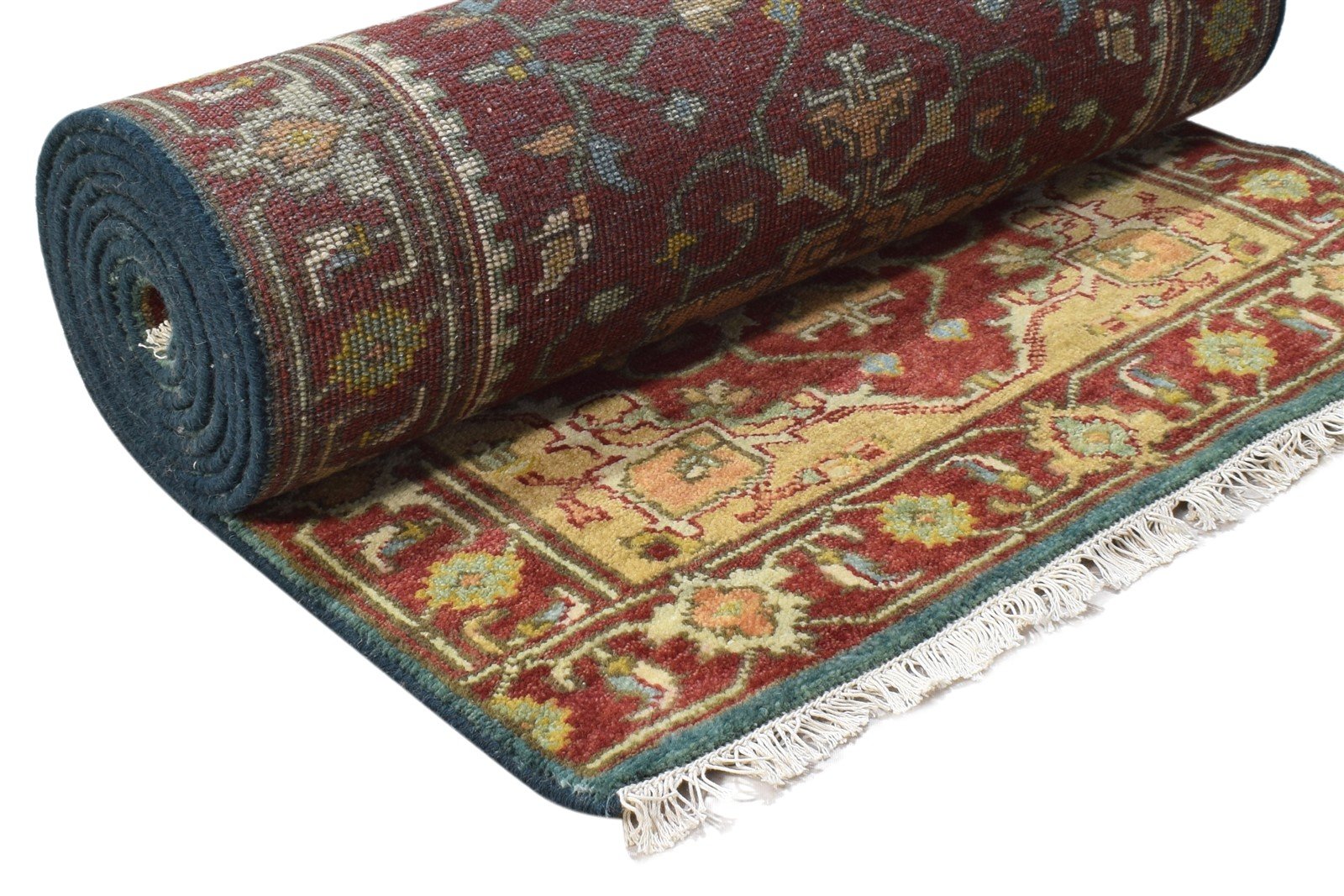 Wool Rust Rug 3' X 12' Persian Hand Knotted Kazak Oriental Small Runner 7864997478549