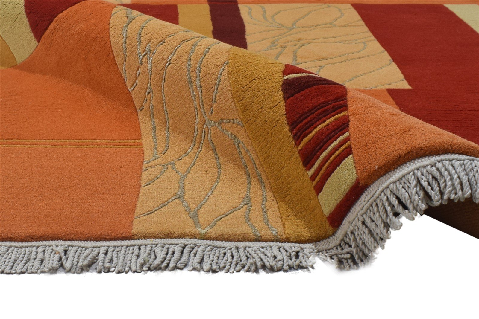 Wool Rust Rug 4' X 6' Persian Hand Knotted Gabbeh Tribal Room Size Carpet 7864892260501