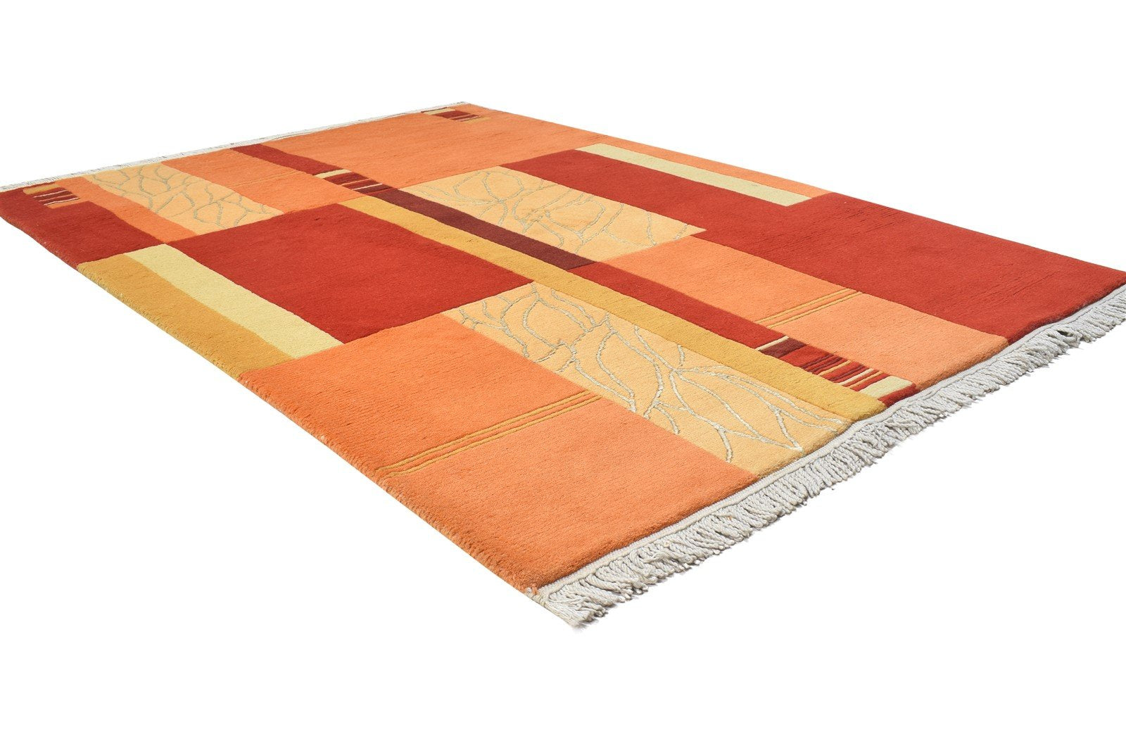 Wool Rust Rug 4' X 6' Persian Hand Knotted Gabbeh Tribal Room Size Carpet 7864892260501