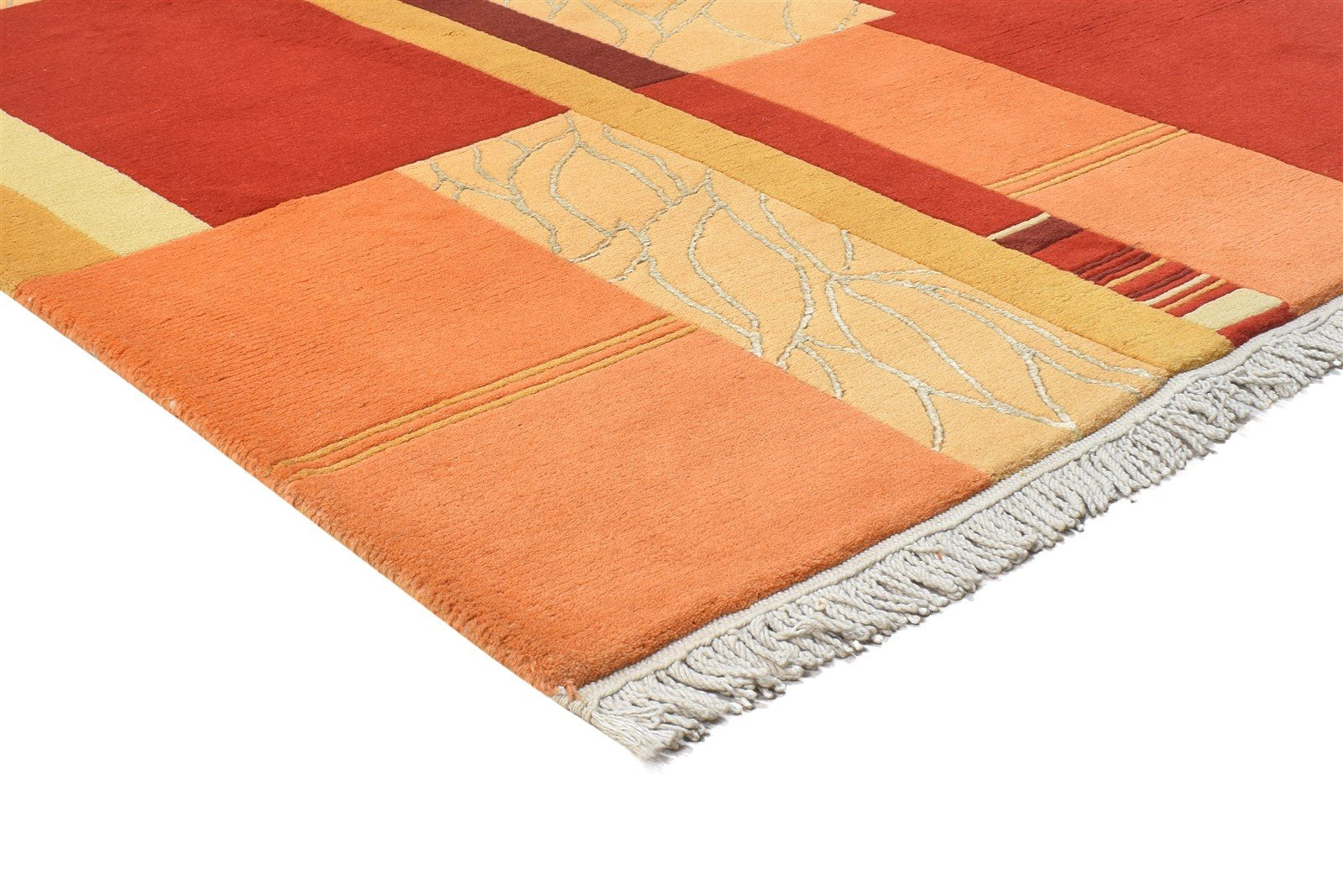 Wool Rust Rug 4' X 6' Persian Hand Knotted Gabbeh Tribal Room Size Carpet 7864892260501