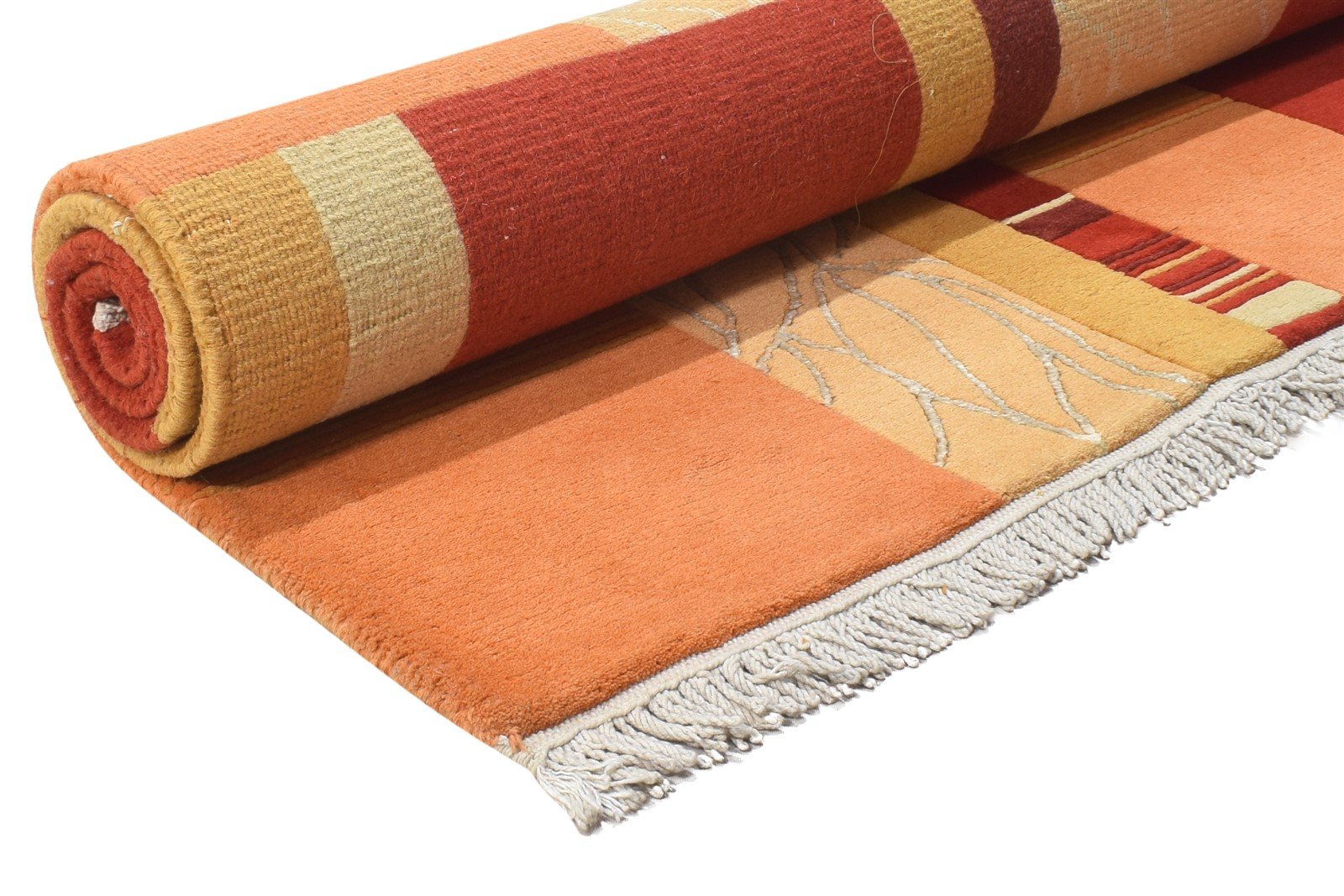 Wool Rust Rug 4' X 6' Persian Hand Knotted Gabbeh Tribal Room Size Carpet 7864892260501