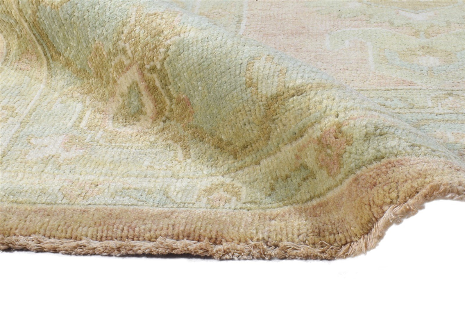 Wool Rust Rug 8' X 10' Persian Hand Knotted Oushak Oriental Large Carpet 7865010880661