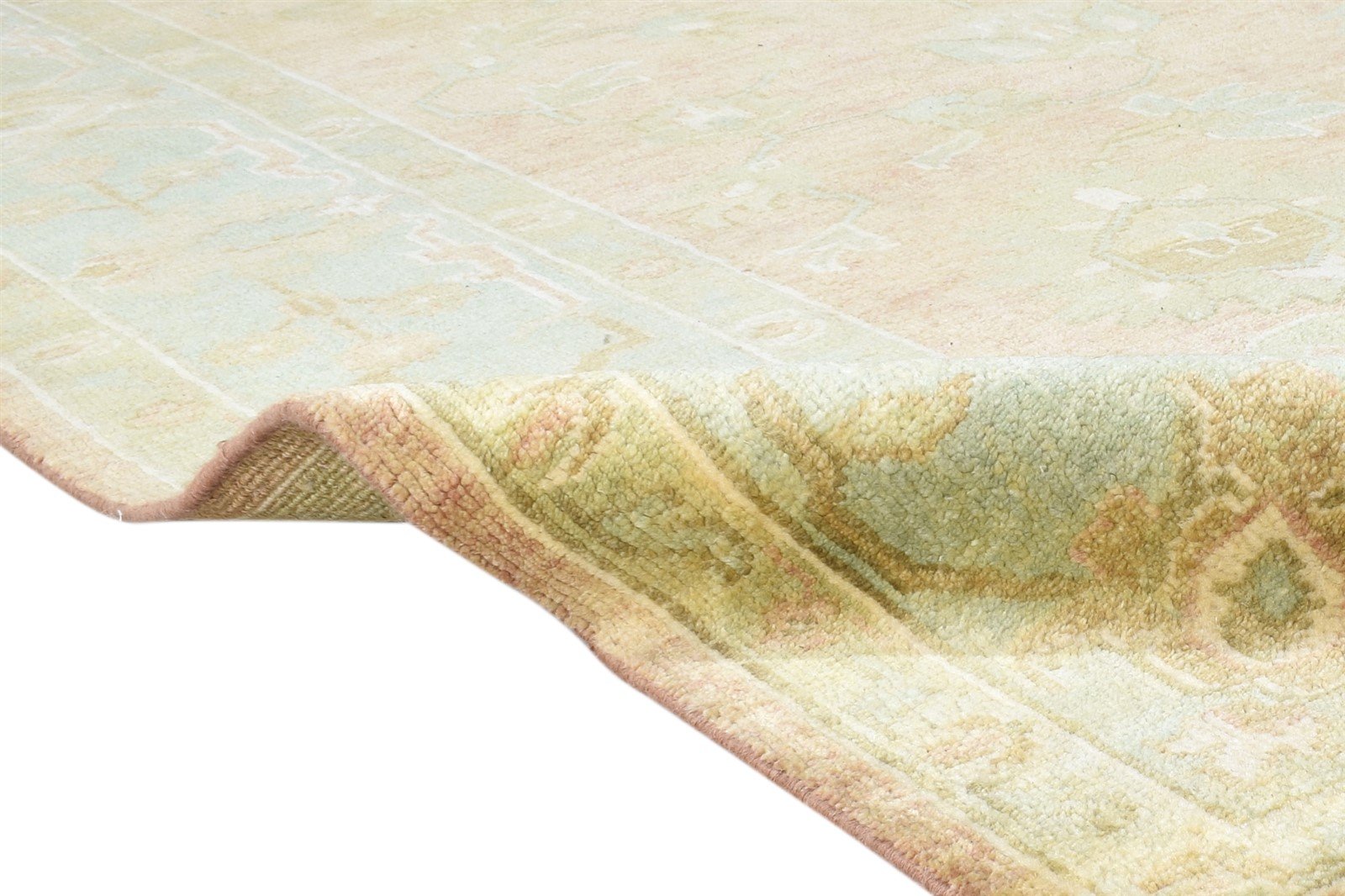 Wool Rust Rug 8' X 10' Persian Hand Knotted Oushak Oriental Large Carpet 7865010880661
