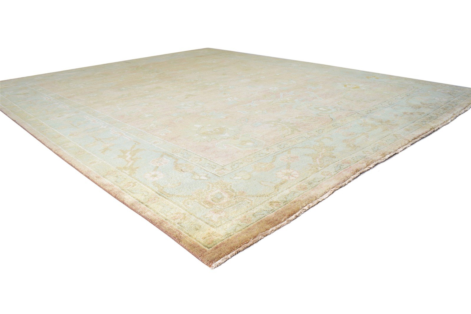 Wool Rust Rug 8' X 10' Persian Hand Knotted Oushak Oriental Large Carpet 7865010880661