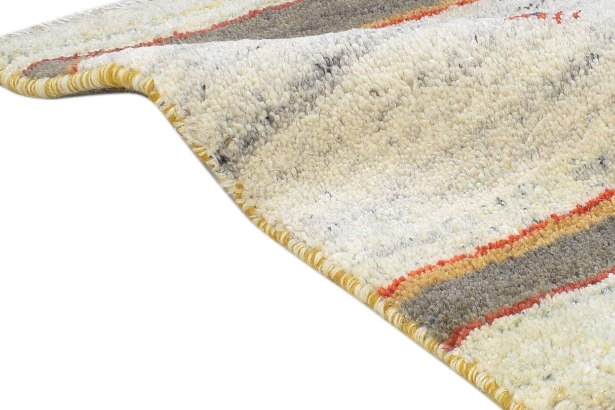 Latia Wool Sage Rug 1' X 2' Tribal Hand Knotted Gabbeh Southwestern 7864501338261