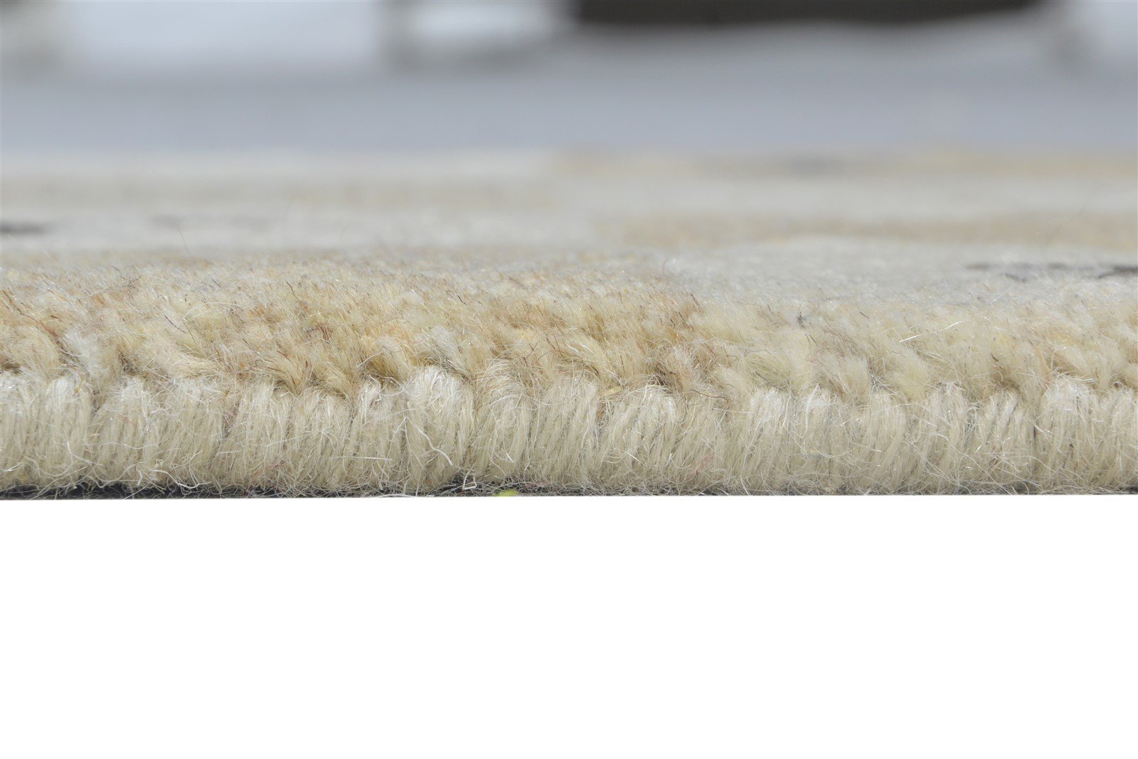 Wool Sand Rug 2' X 2' Southwestern Hand Knotted Gabbeh Tribal Small Carpet 7865101549717