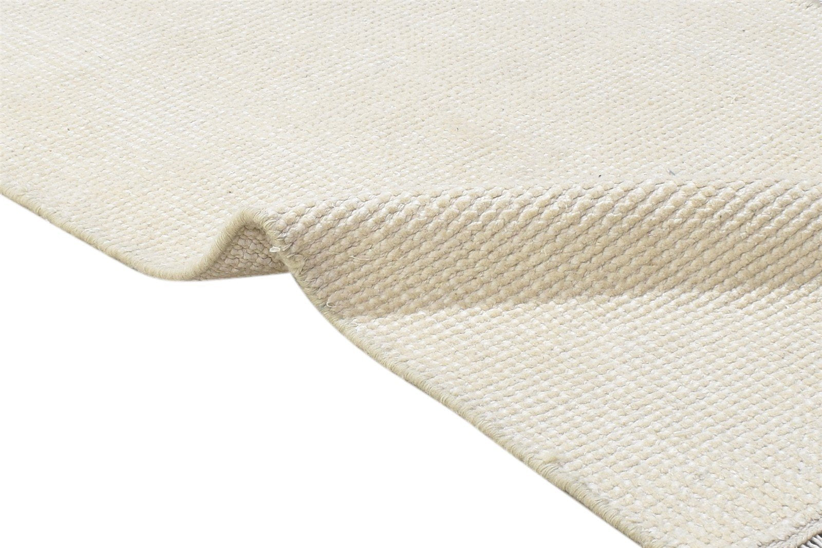 Wool Sand Rug 2' X 3' Modern Hand Knotted Scandinavian Solid Small Carpet 7864313774229