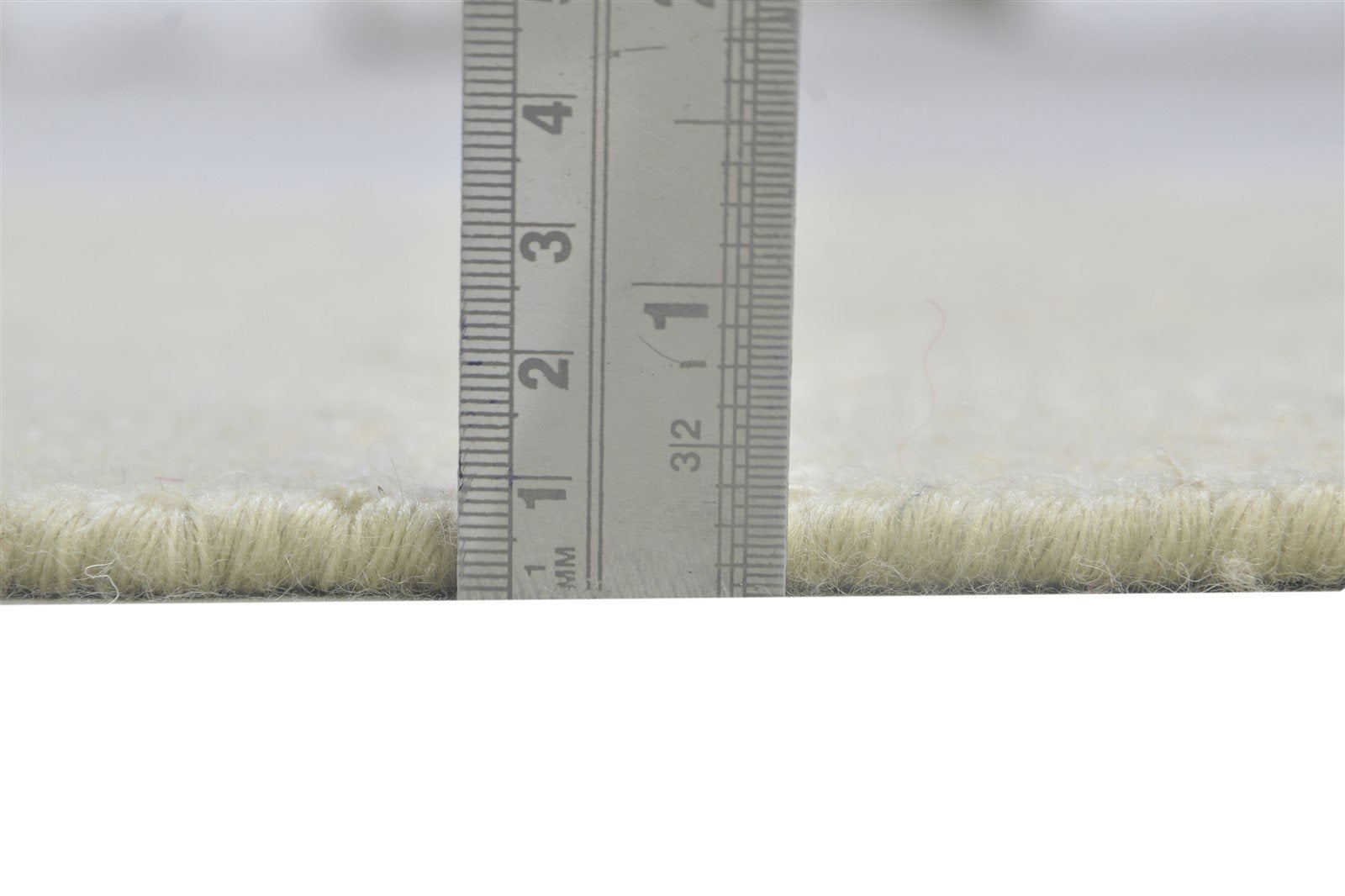Wool Sand Rug 2' X 3' Modern Hand Knotted Scandinavian Solid Small Carpet 7864313774229