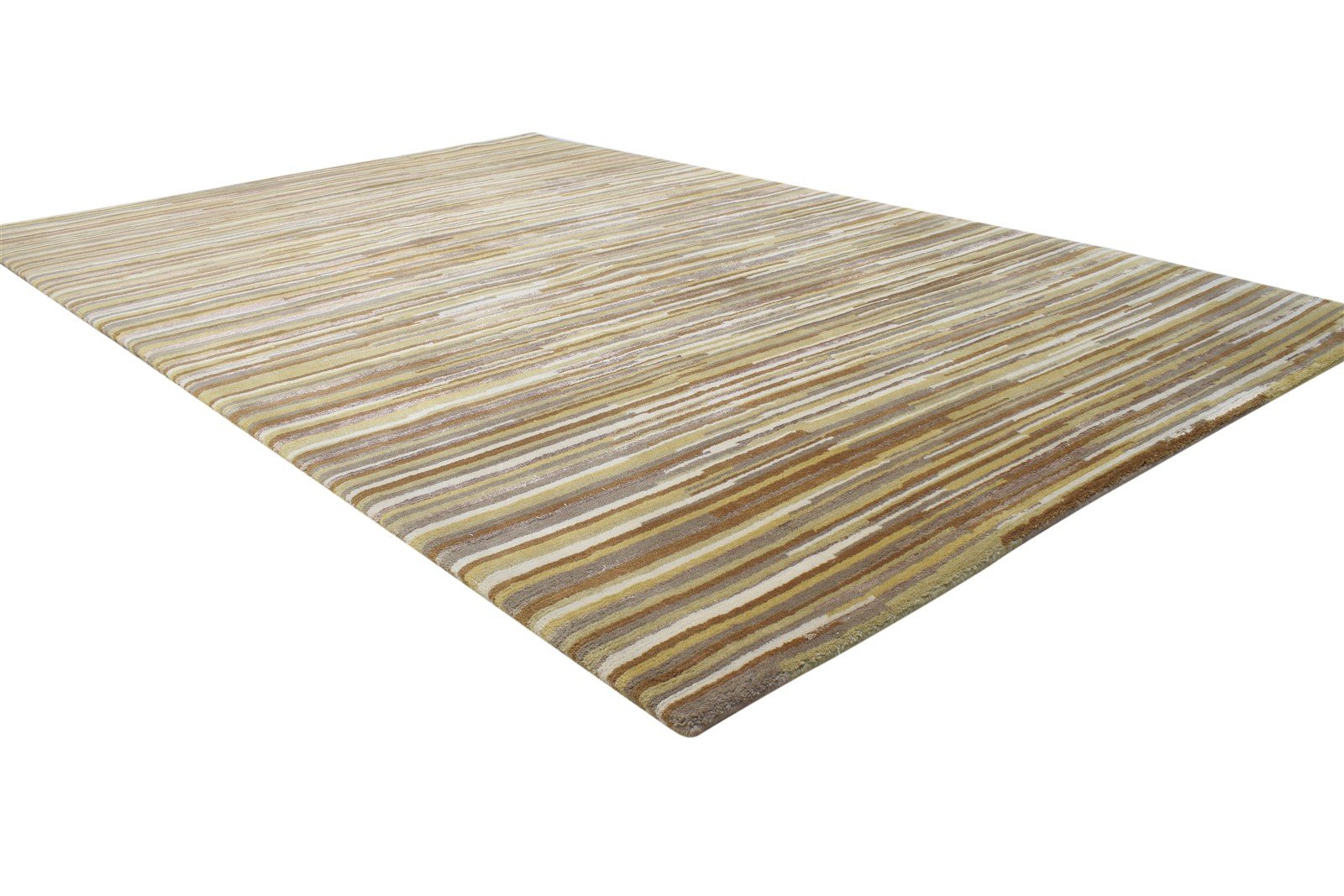 Wool Sand Rug 5' X 8' Modern Hand Knotted Scandinavian Abstract Room Size Carpet 7864898781333