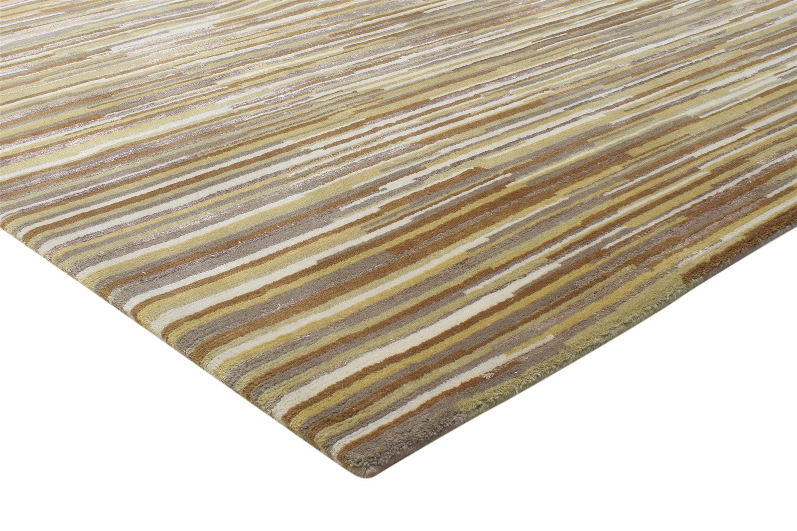 Wool Sand Rug 5' X 8' Modern Hand Knotted Scandinavian Abstract Room Size Carpet 7864898781333
