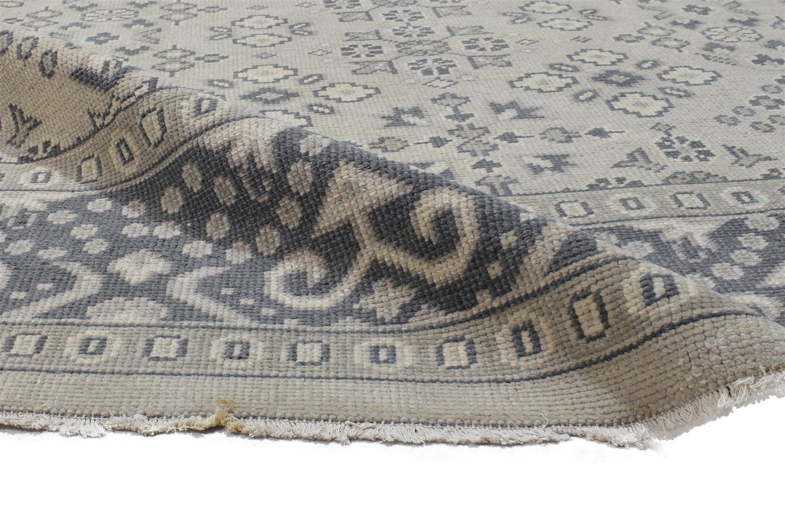 Brittney Wool Sand Rug 6' X 6' Persian Hand Knotted Kazak Oriental 7864820170901