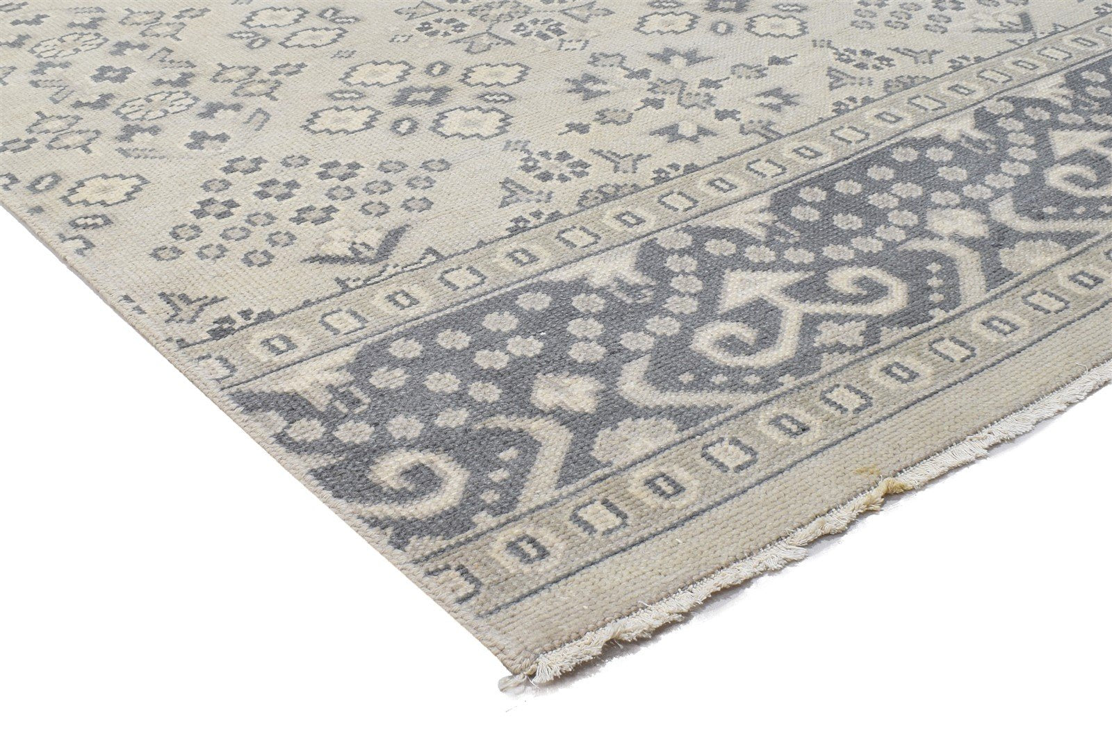 Brittney Wool Sand Rug 6' X 6' Persian Hand Knotted Kazak Oriental 7864820170901