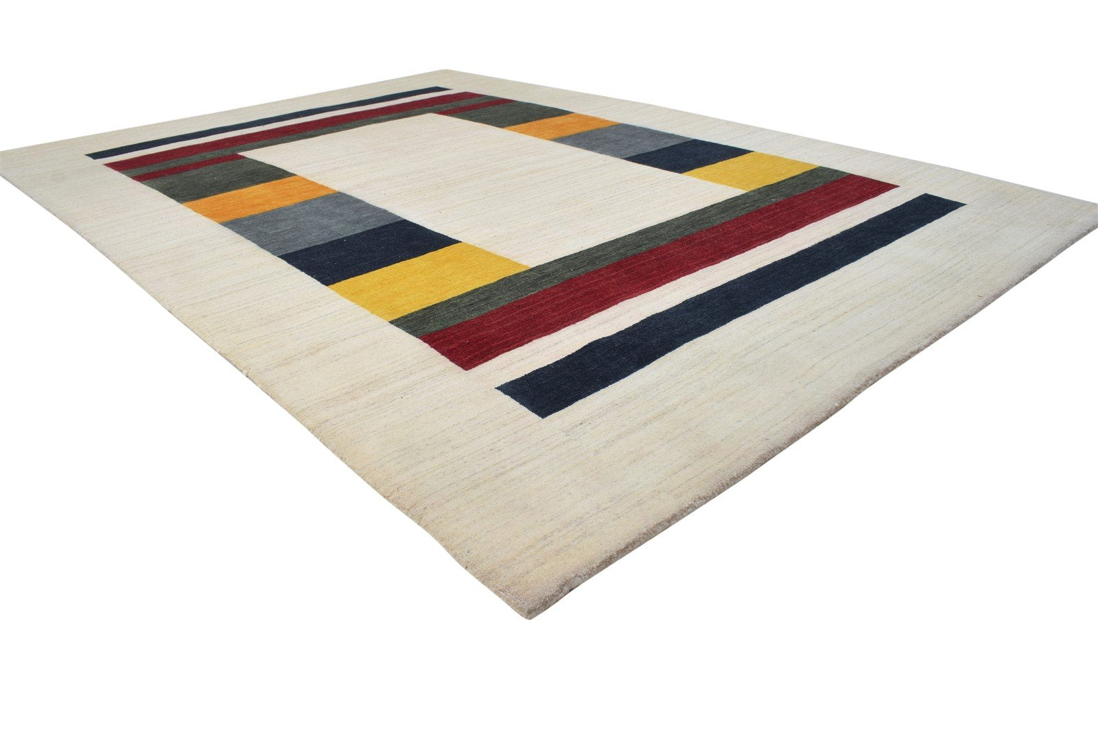 Wool Sand Rug 6' X 8' Persian Hand Woven Gabbeh Southwestern Room Size Carpet 7864180932757