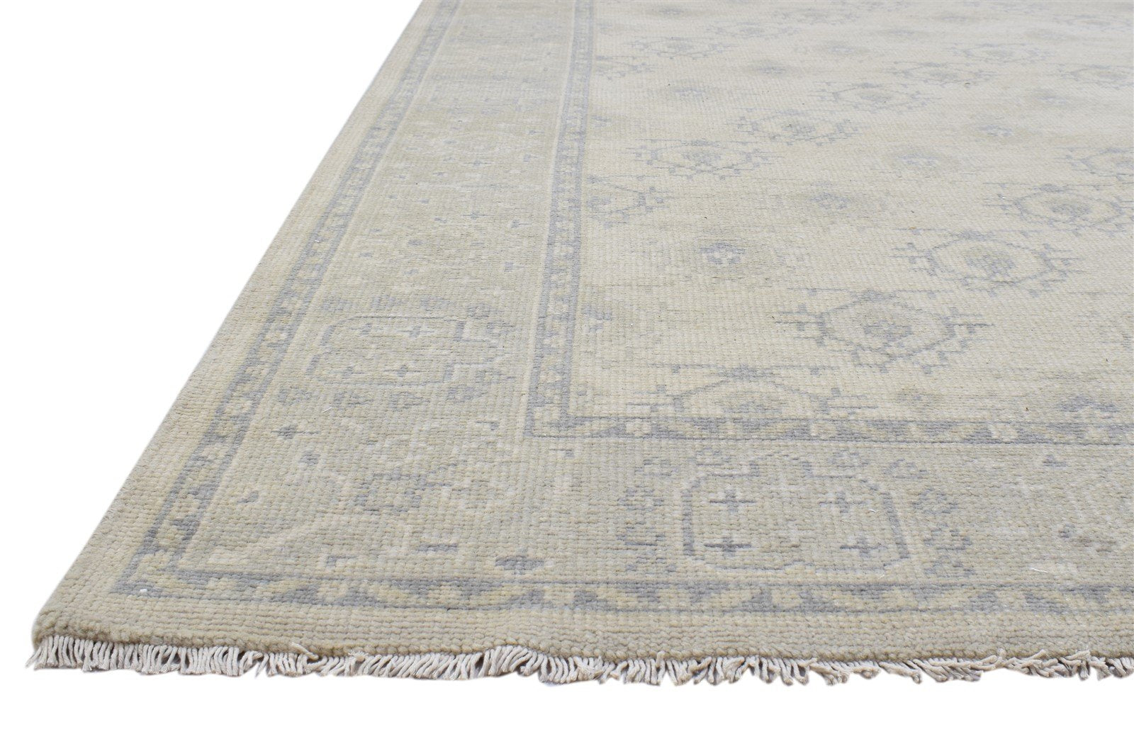 Wool Sand Rug 6' X 9' Persian Hand Knotted Bokhara Oriental Room Size Carpet 7860689469589