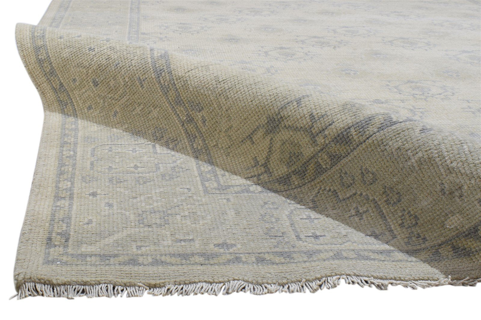 Wool Sand Rug 6' X 9' Persian Hand Knotted Bokhara Oriental Room Size Carpet 7860689469589