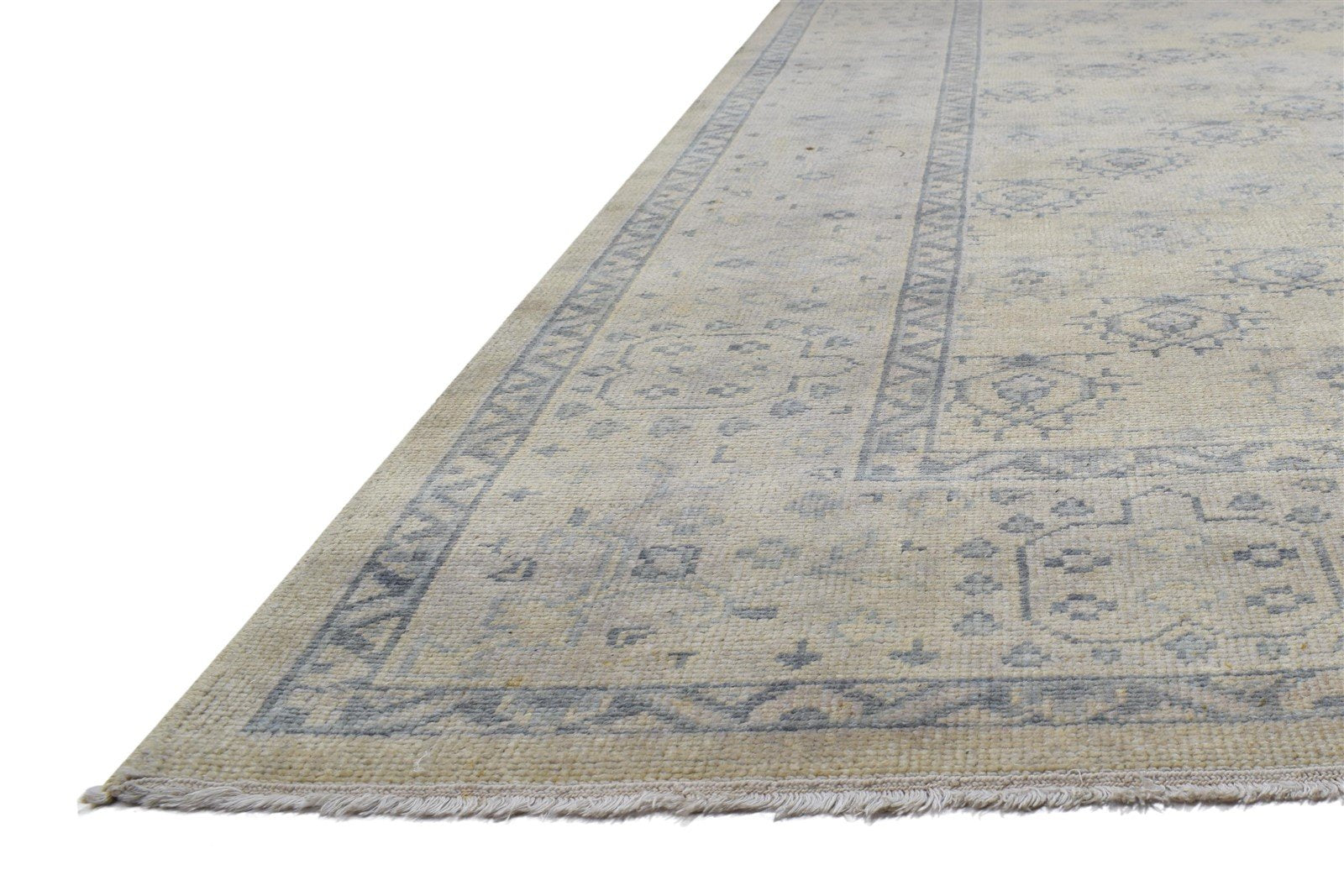 Wool Sand Rug 8' X 10' Persian Hand Knotted Bokhara Oriental Large Carpet 7864169005205