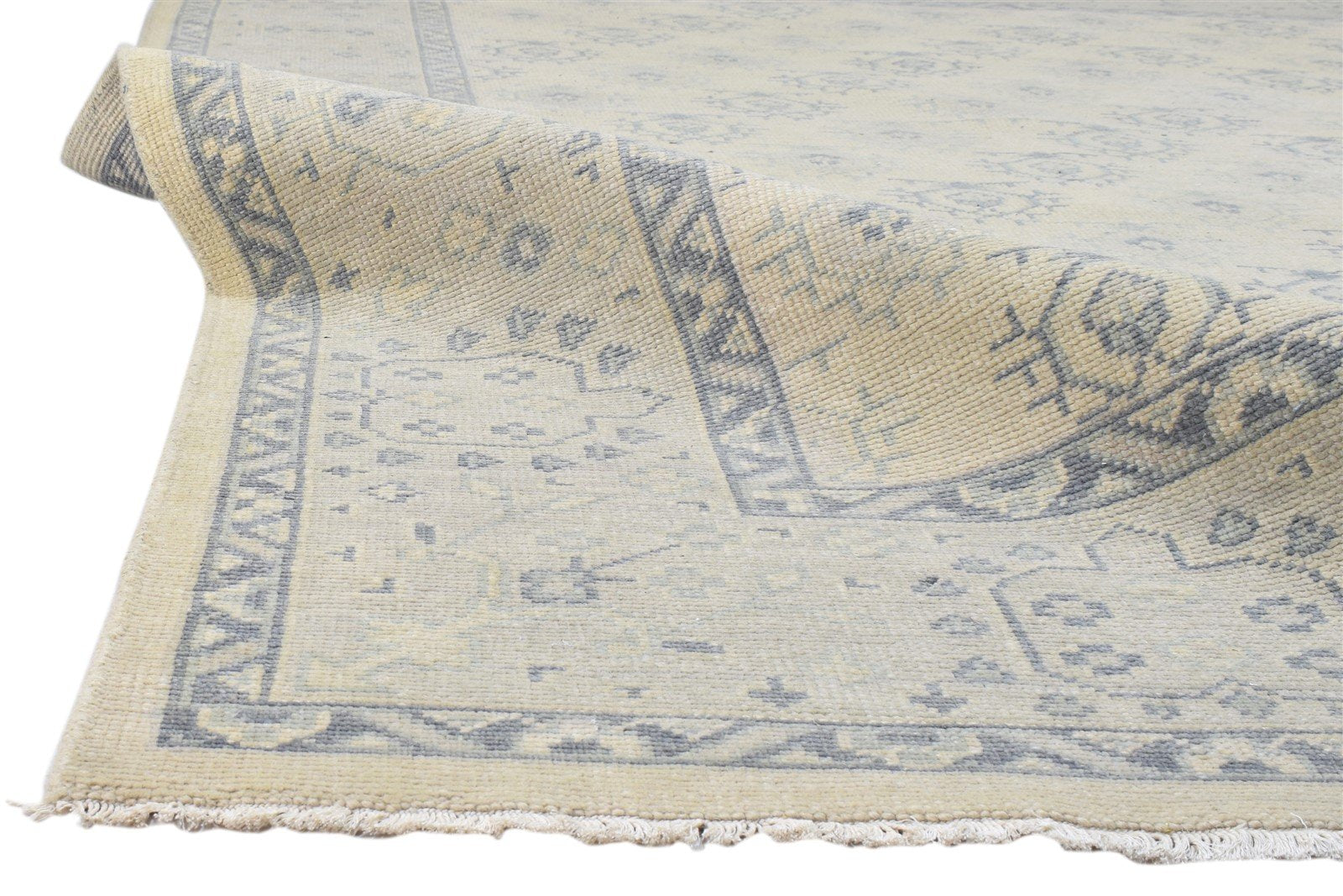 Wool Sand Rug 8' X 10' Persian Hand Knotted Bokhara Oriental Large Carpet 7860688257173