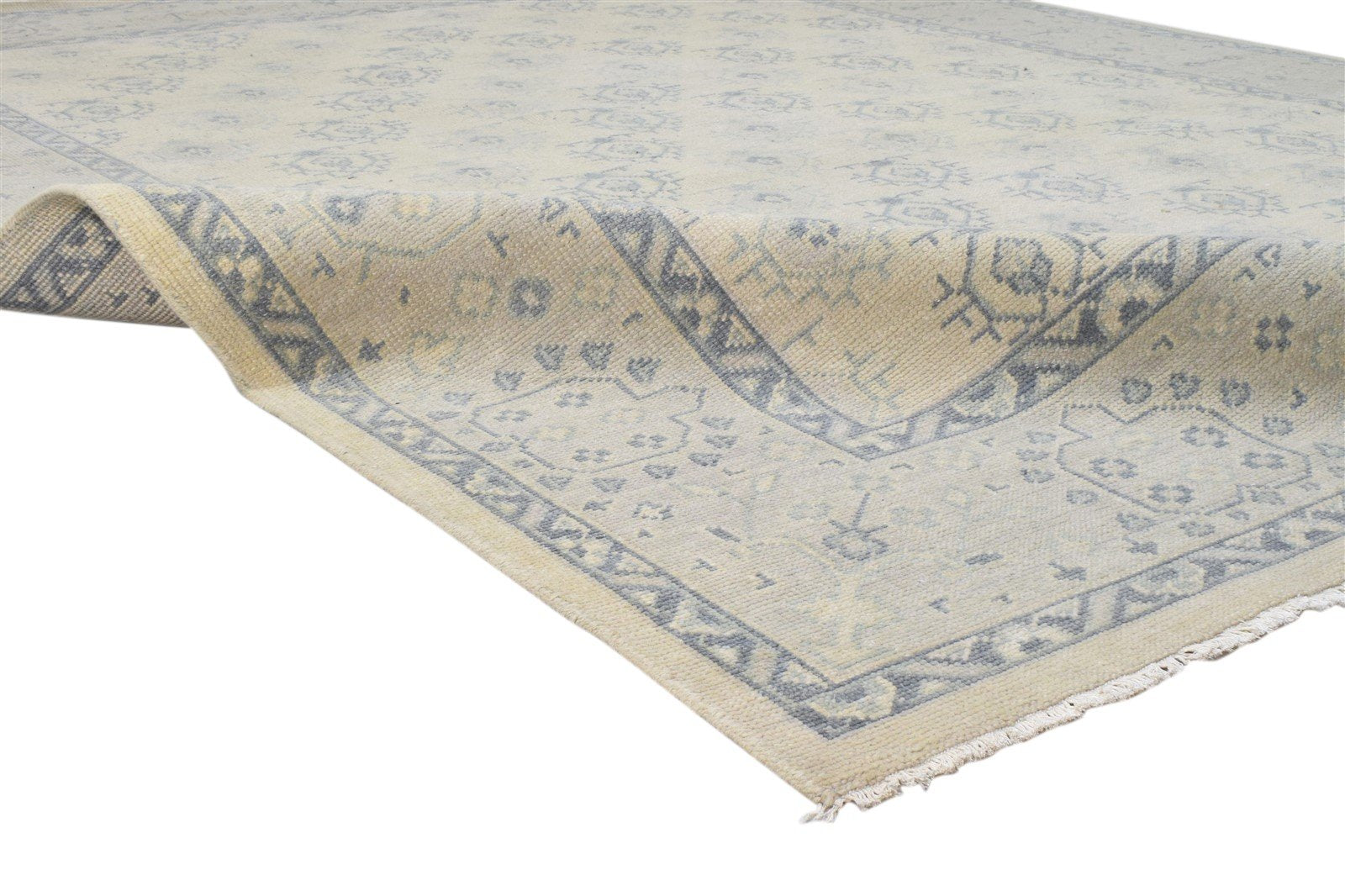 Wool Sand Rug 8' X 10' Persian Hand Knotted Bokhara Oriental Large Carpet 7860688257173