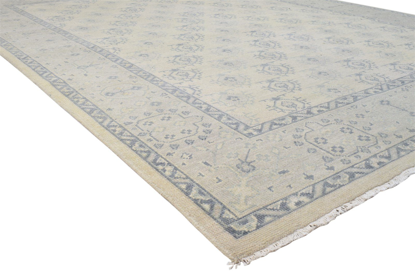 Wool Sand Rug 8' X 10' Persian Hand Knotted Bokhara Oriental Large Carpet 7860688257173