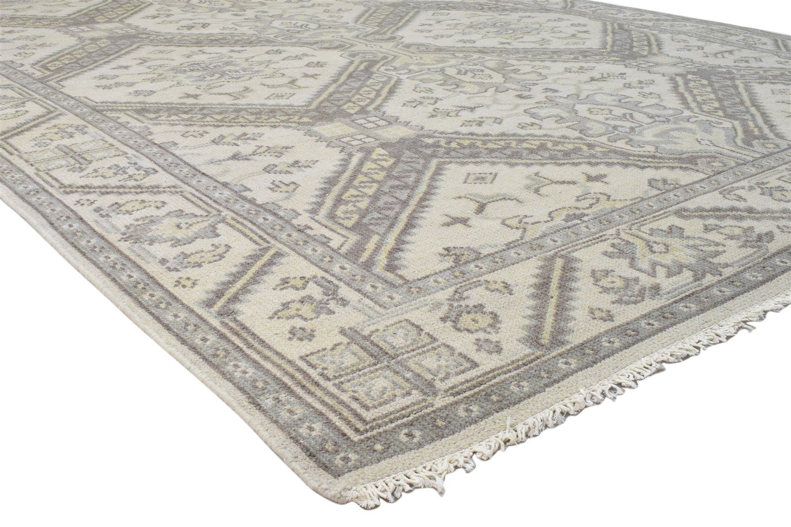Wool Sand Rug 8' X 10' Persian Hand Knotted Kazak Oriental 8'1"X10'1" Carpet 7860688322709