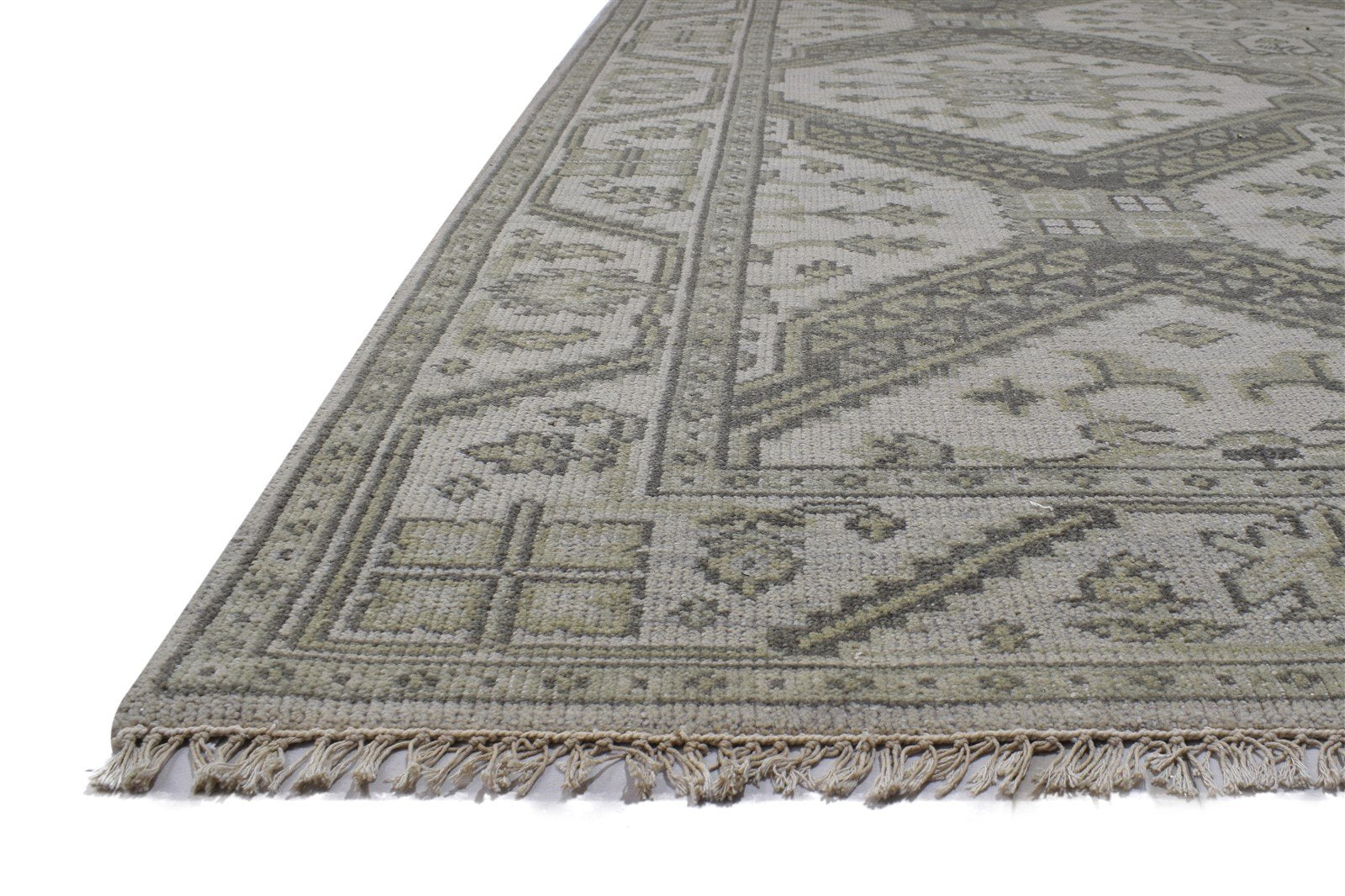 Wool Sand Rug 8' X 10' Persian Hand Knotted Kazak Oriental Large Carpet 7864820924565