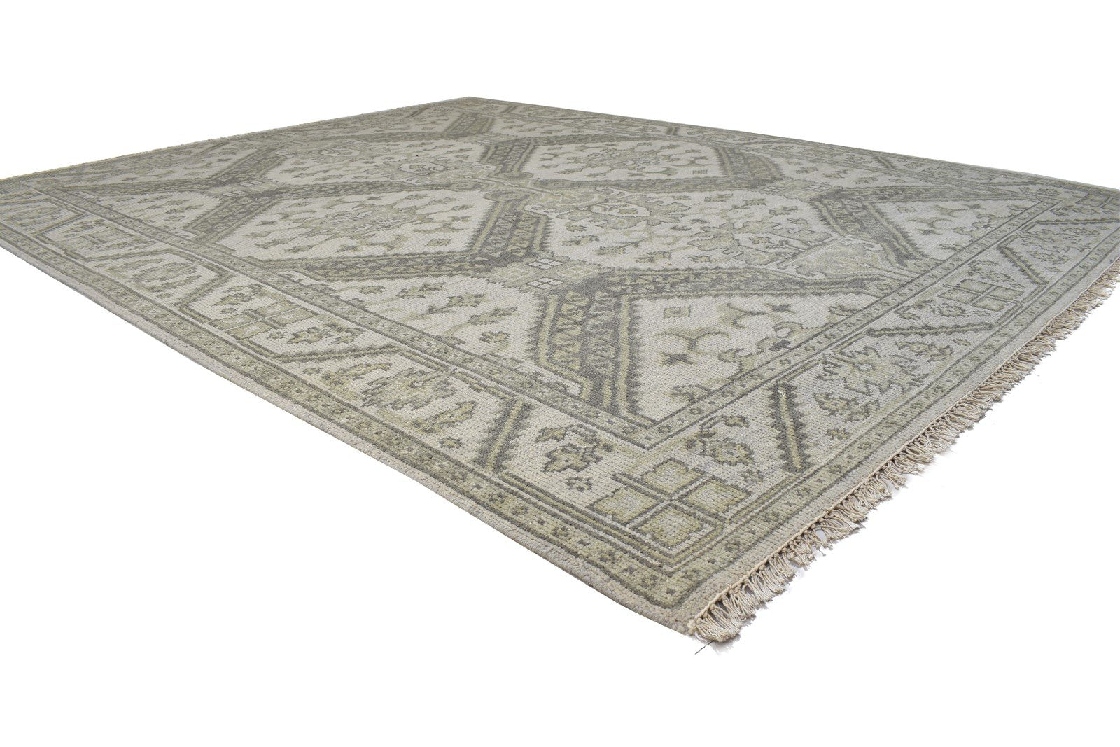 Wool Sand Rug 8' X 10' Persian Hand Knotted Kazak Oriental Large Carpet 7864820924565