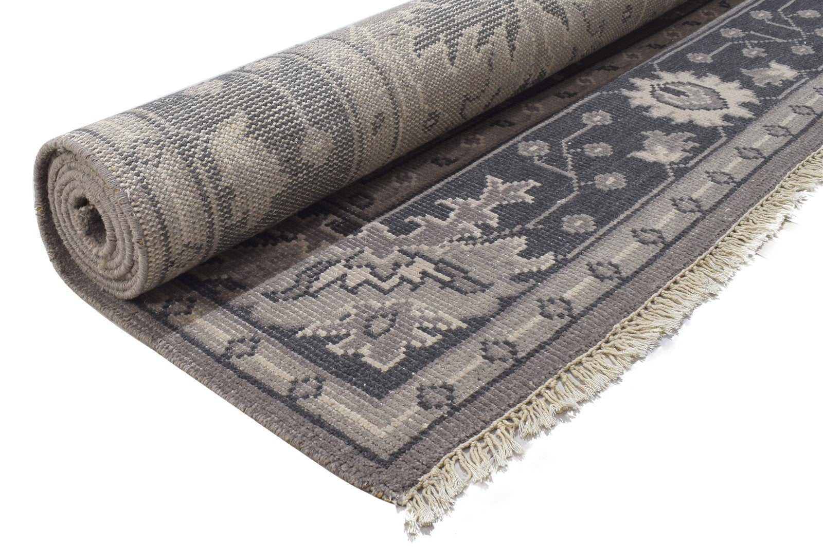 Wool Sand Rug 8' X 10' Persian Hand Knotted Oushak Oriental Large Carpet 7864176607381