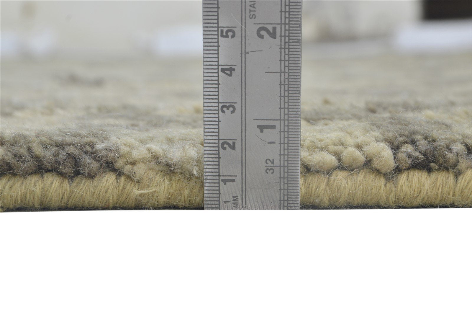 Wool Sand Rug 9' X 12' Persian Hand Knotted Moroccan Modern Extra Large Carpet 7864117559445