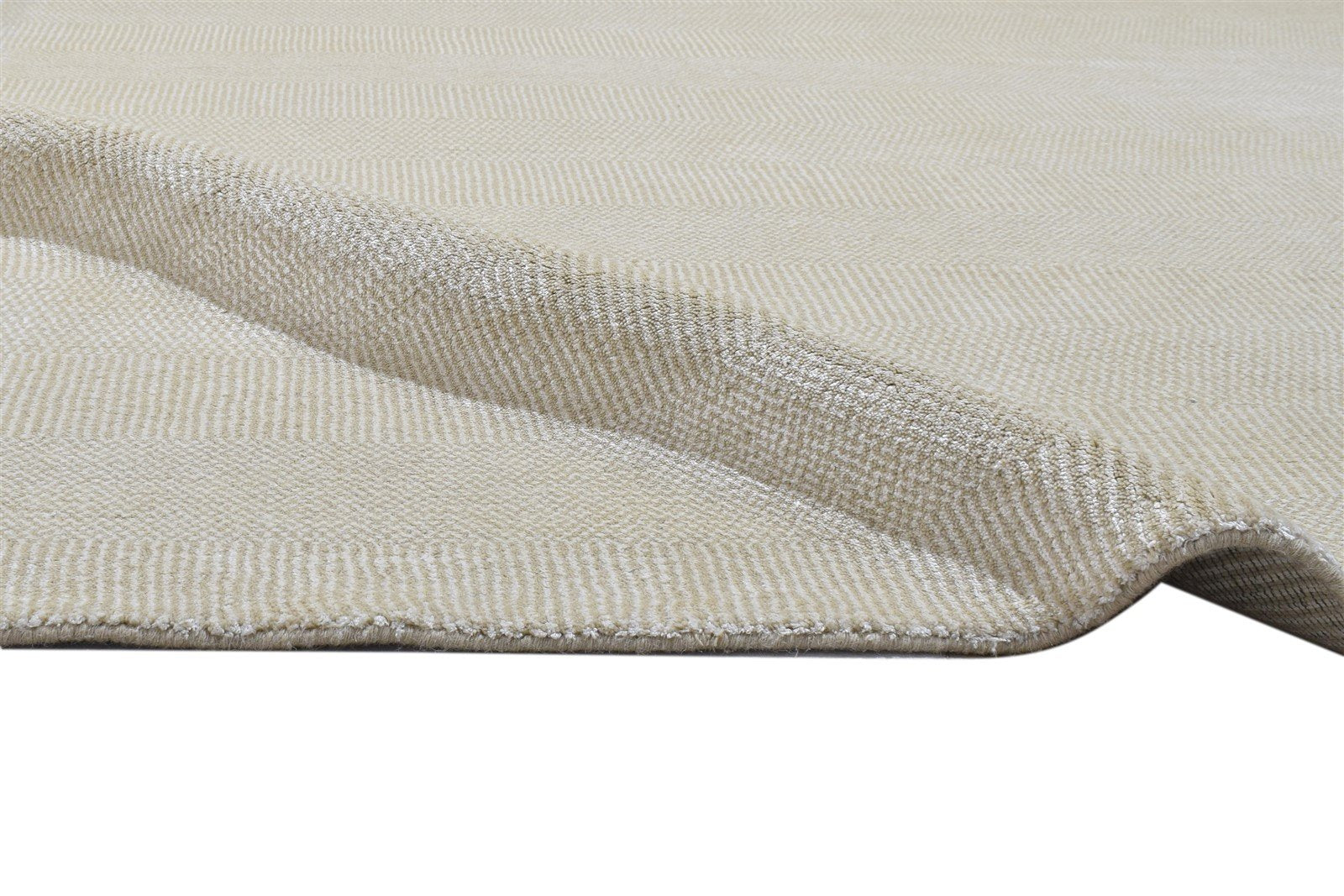 Wool / Silk Beige Rug 5X7 Modern Handloom Moroccan Grass Trellis Room Size 7864151965845