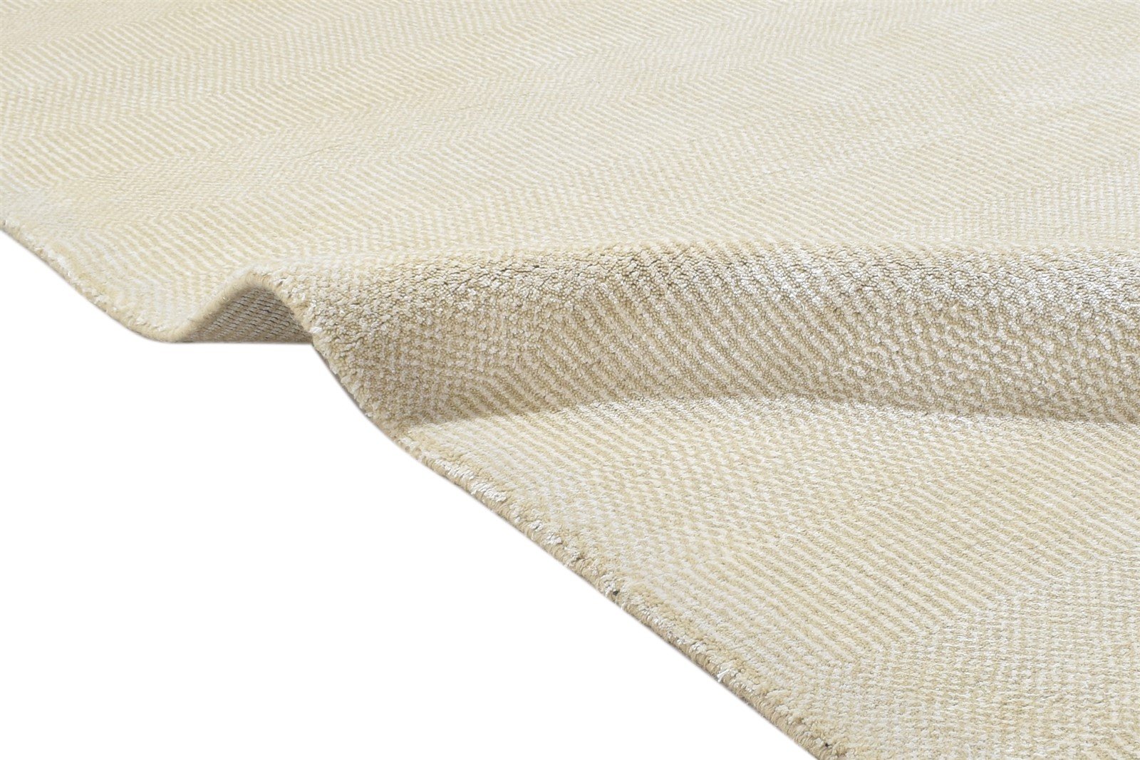 Wool / Silk Beige Rug 5X7 Modern Handloom Moroccan Grass Trellis Room Size 7864151965845